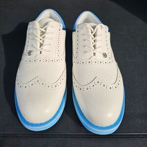 G/Fore Women's Grosgrain Brogue Gallivanter Golf Shoes - Snow/Tulum